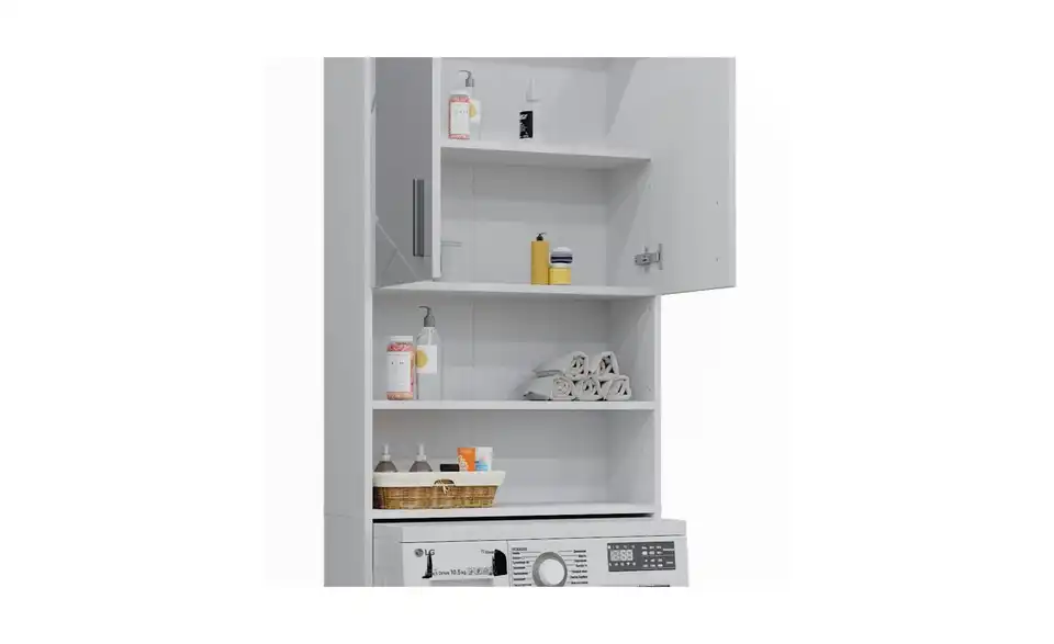 Waschmaschinenschrank, Detailansicht