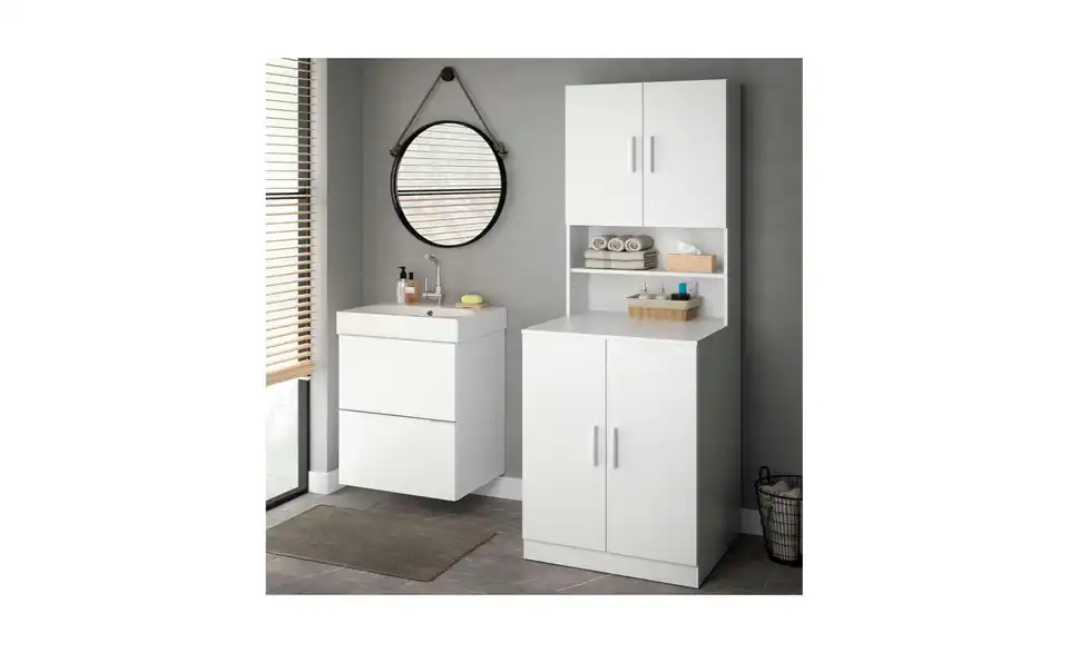 Waschmaschinenschrank, in Wohnsituation