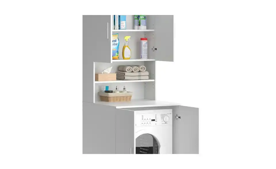 Waschmaschinenschrank, Detailansicht