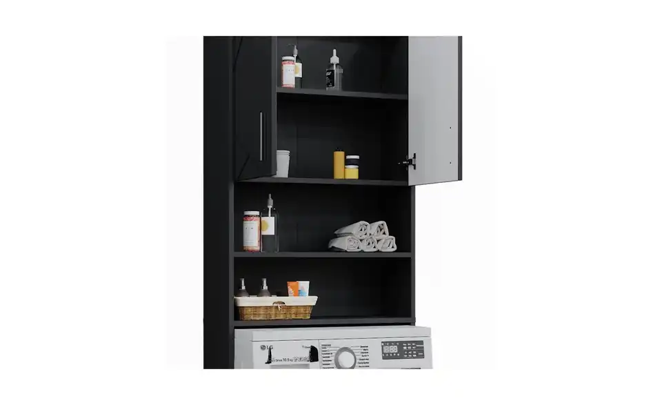 Waschmaschinenschrank, Detailansicht