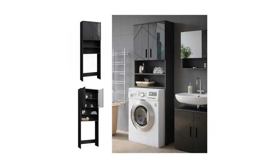 Waschmaschinenschrank, Detailansicht