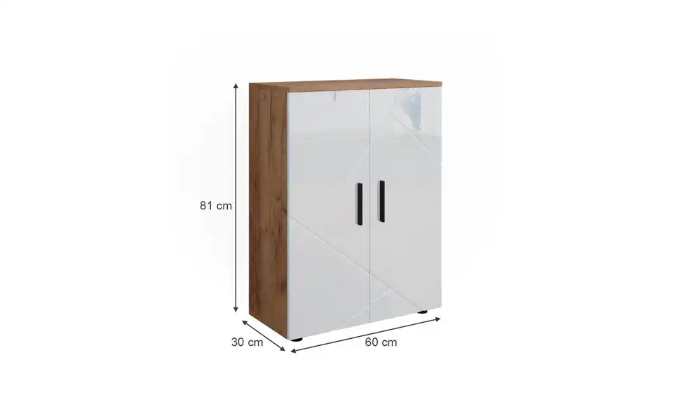 Midischrank, Bemaßung