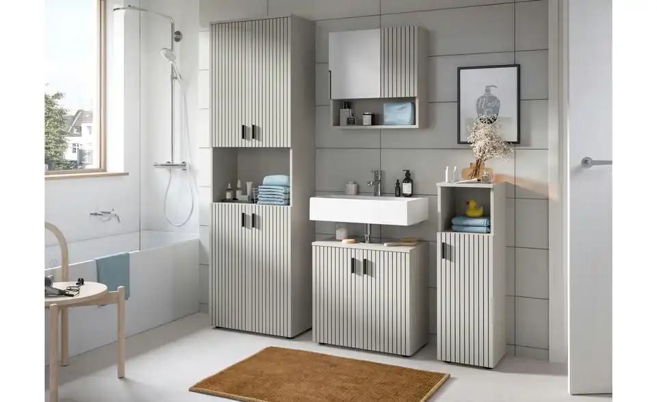 Waschbeckenunterschrank, in Wohnsituation