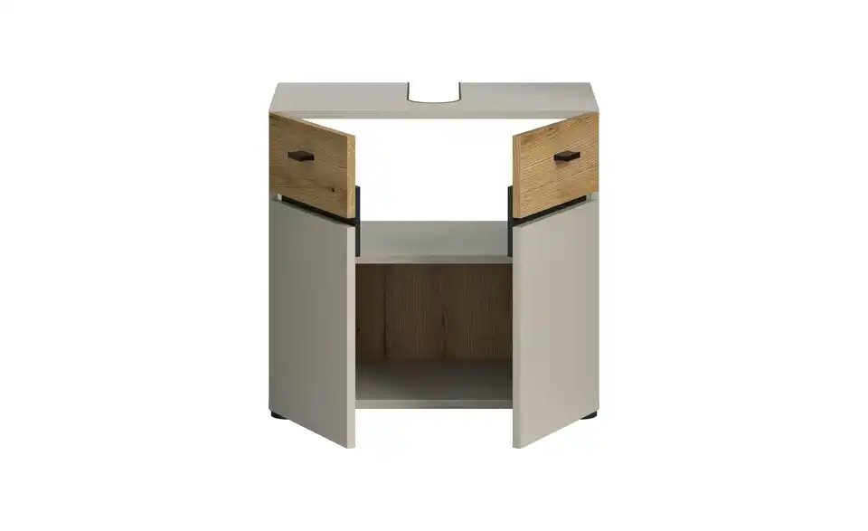 Waschbeckenunterschrank, geöffnet
