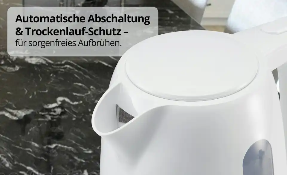KHG Wasserkocher, Bild mit Text