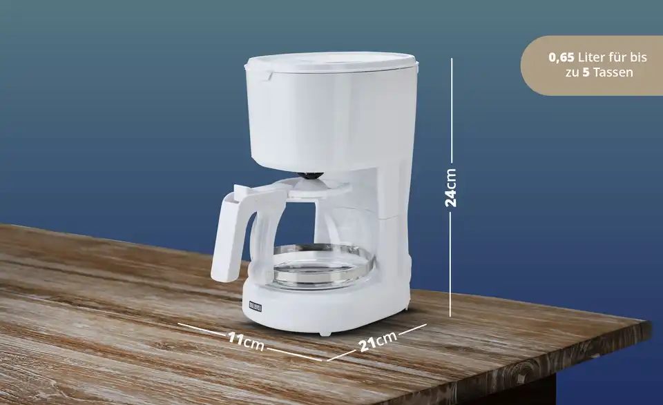 levelone Kaffeautomat KA-060W, Bild mit Text