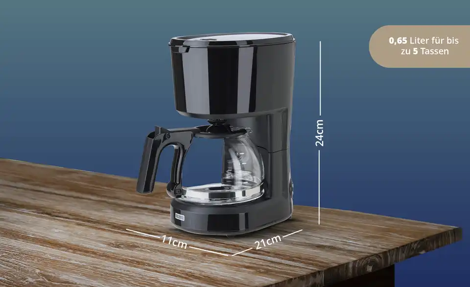 levelone Kaffeautomat KA-060S, Bild mit Text