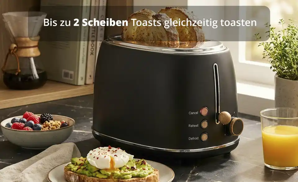KHG Toaster TO-850 MSH, Bild mit Text