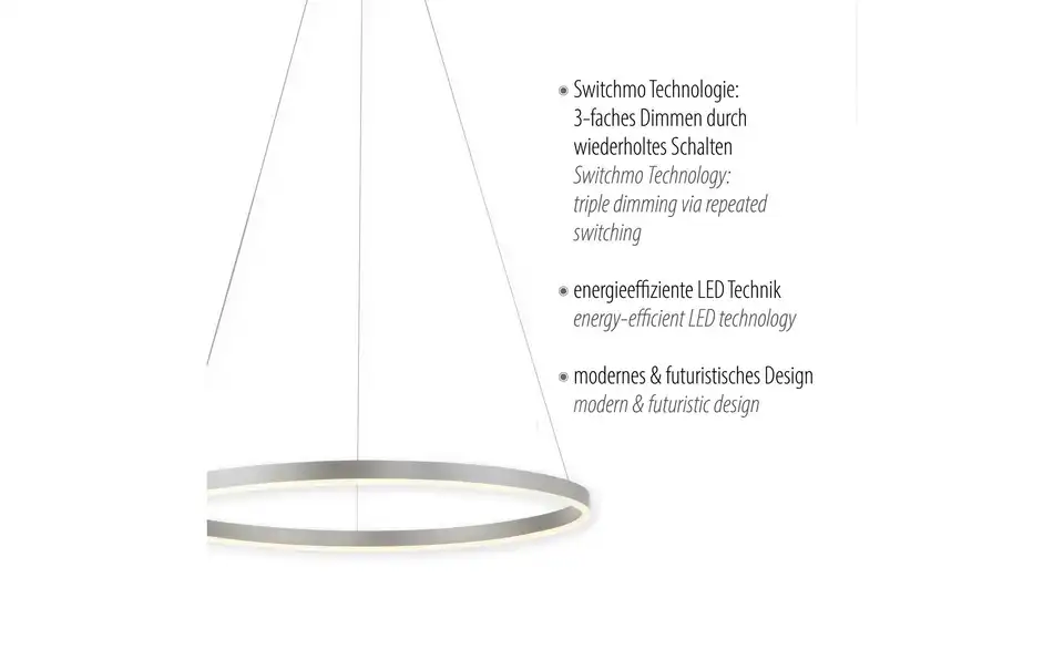 Paul Neuhaus Pendelleuchte, Funktionsansicht