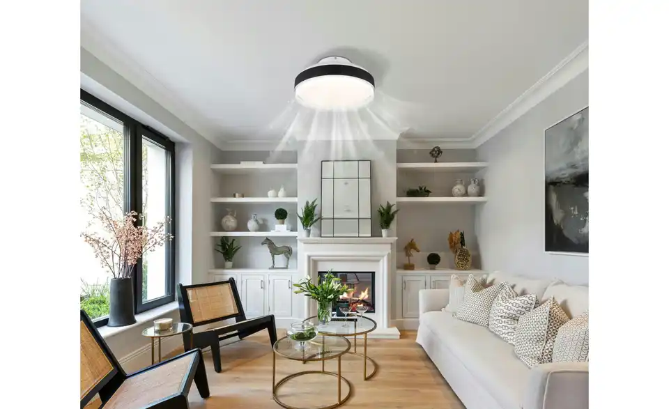Globo Lighting Deckenventilator, in Wohnsituation