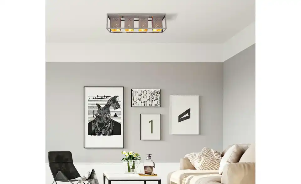 Globo Lighting Deckenleuchte, in Wohnsituation