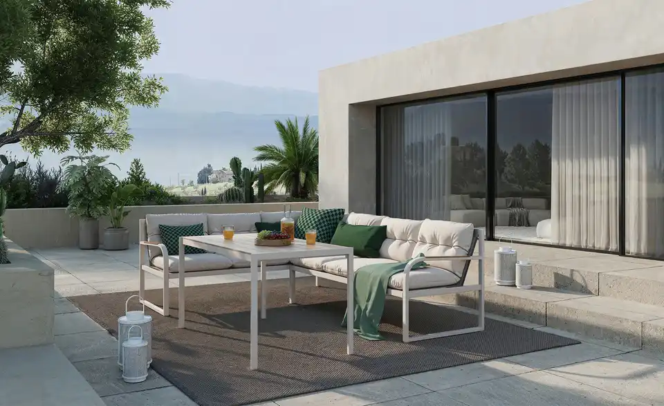 a casa mia Dining-Gruppe Lindos, in Wohnsituation