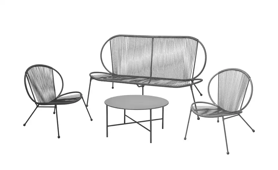 Loungeset 4er Gartenmöbelset, Perspektive