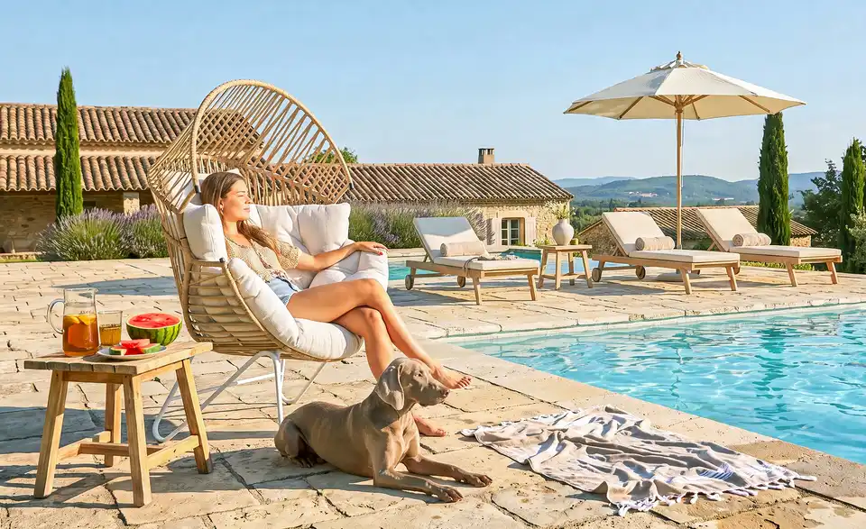a casa mia Lounge-Sessel Stravanger, in Wohnsituation