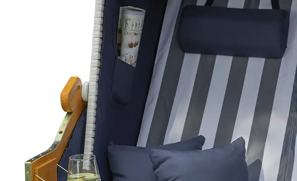 Strandkorb, Detailansicht