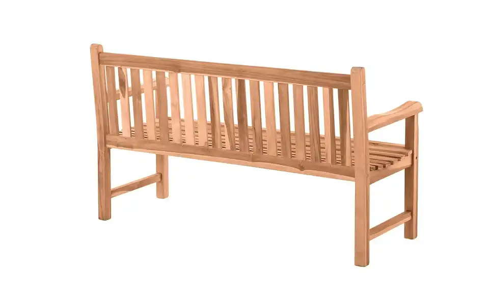 Gartenbank, Rückansicht