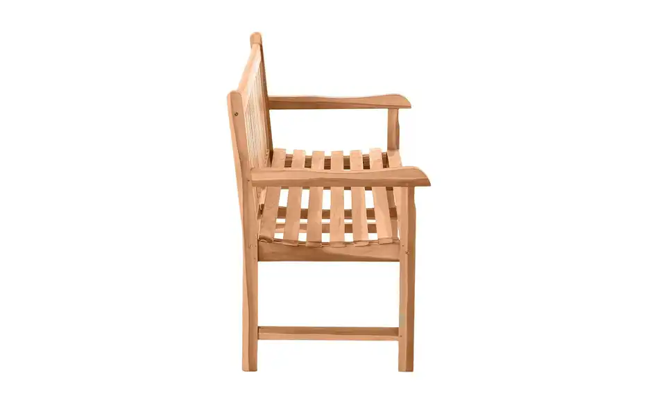 Gartenbank, Profilansicht