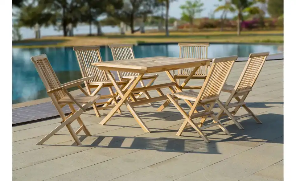 Gartentisch, in Wohnsituation