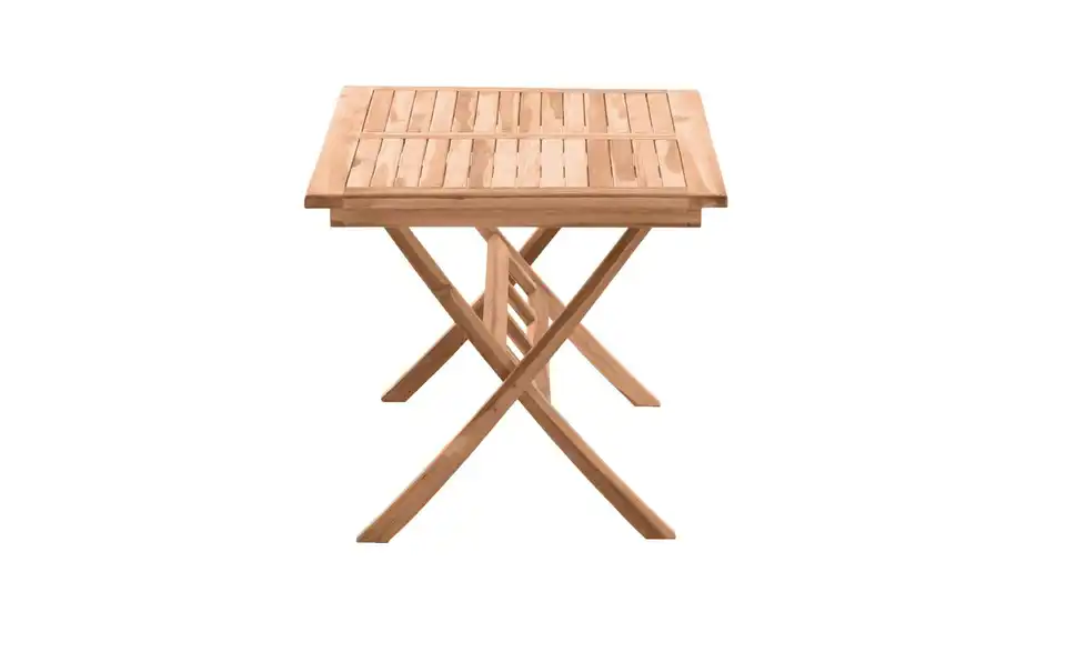 Gartentisch, Profilansicht