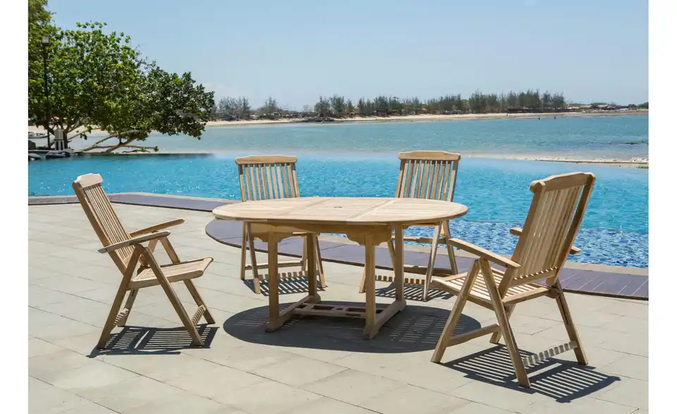 Gartentisch, in Wohnsituation