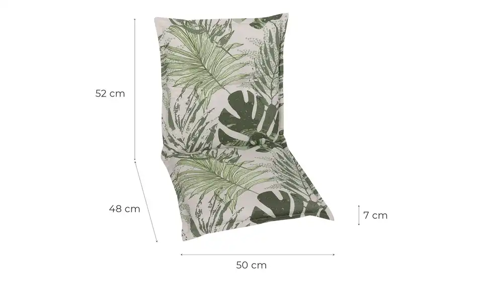 Auflage nieder, Bemaßung