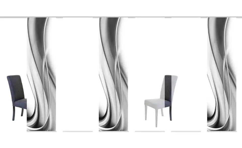 HOME Wohnideen Schiebevorhang Set 6tlg., Perspektive