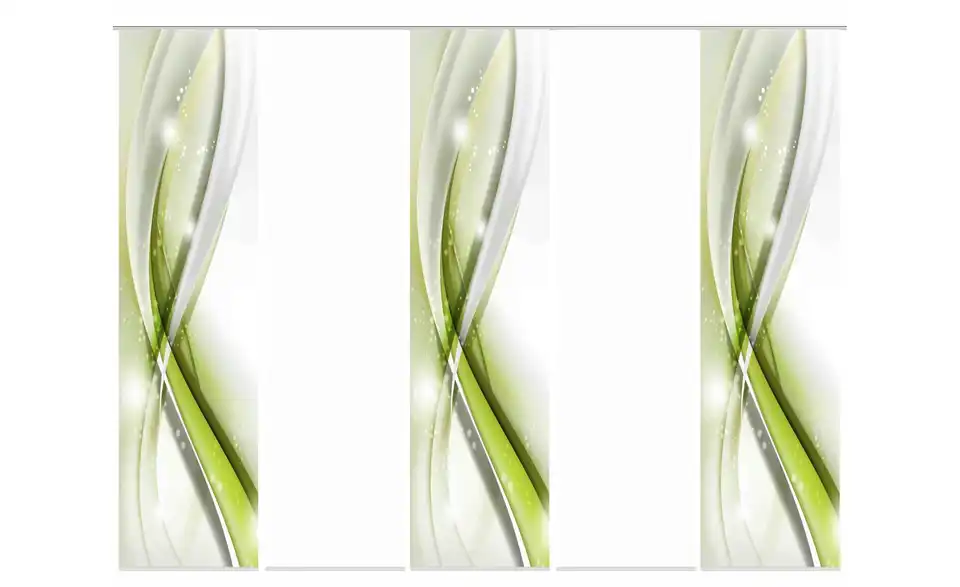 HOME Wohnideen Schiebevorhang Set 5tlg., Frontansicht