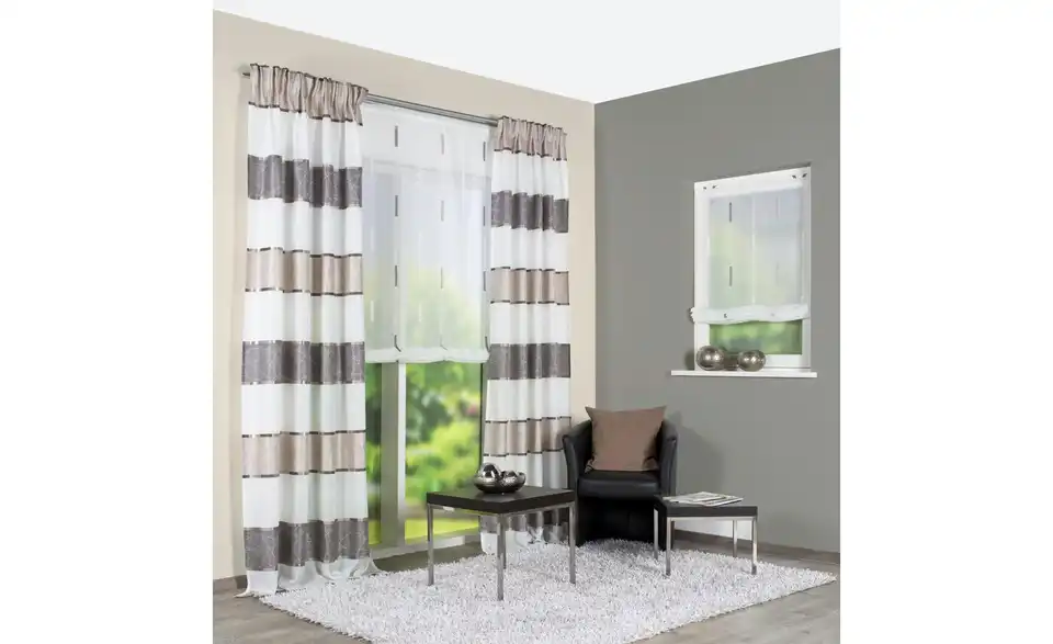 HOME Wohnideen Kräuselbandschal, Funktionsansicht