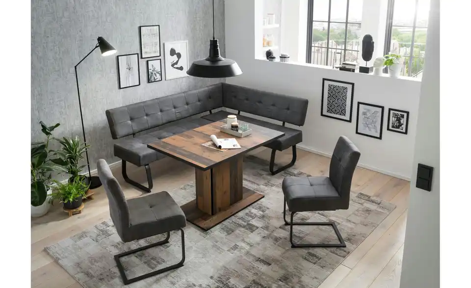 Polster-Eckbank Jordan, in Wohnsituation