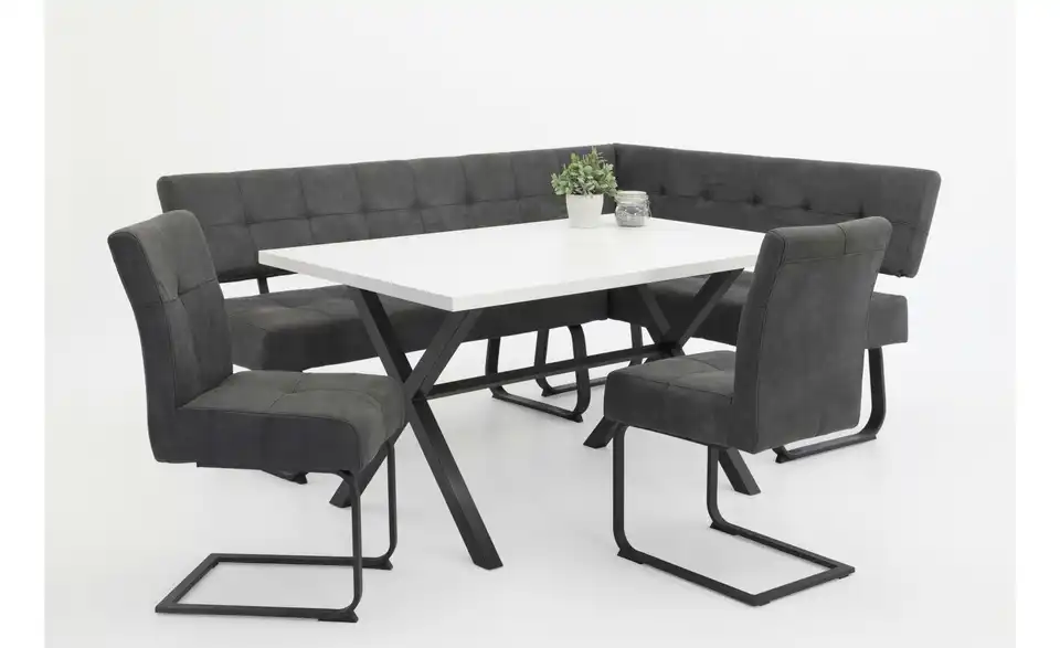 Polster-Eckbank Jordan, in Wohnsituation