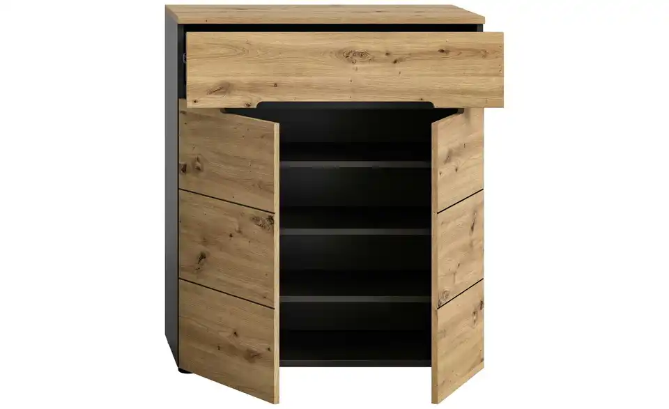 Schuhschrank, geöffnet