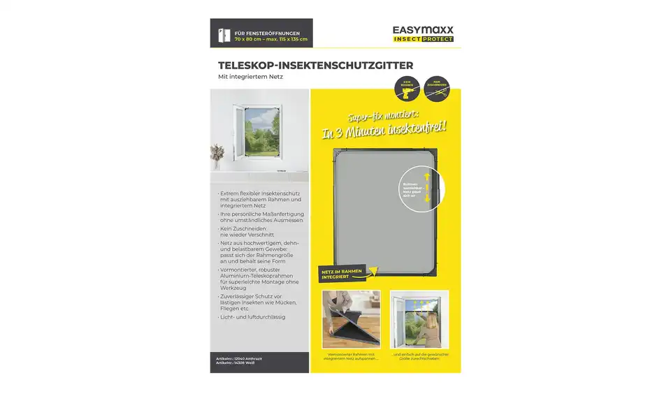 EasyMaxx Moskitonetz 12040