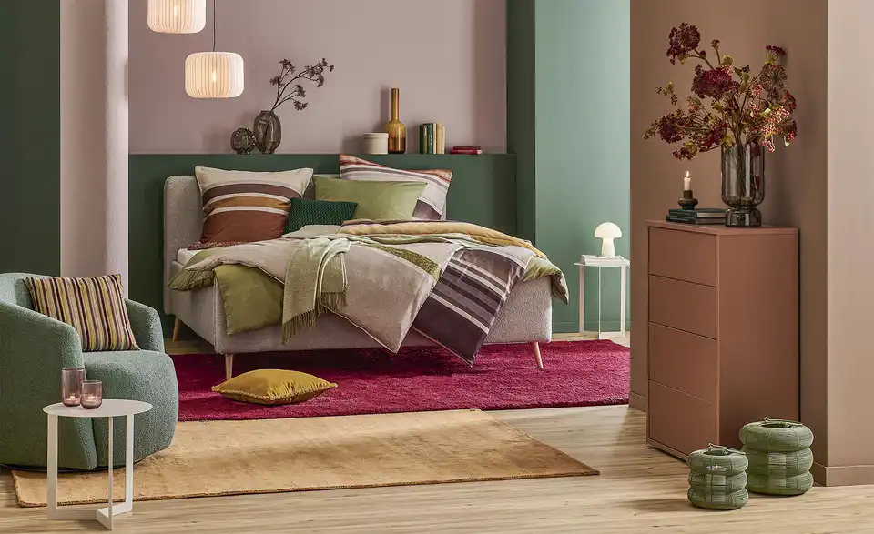 Polsterbett Salida, in Wohnsituation