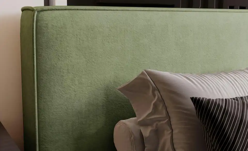 Polsterbett Monaco mit Bettkasten, Detailansicht