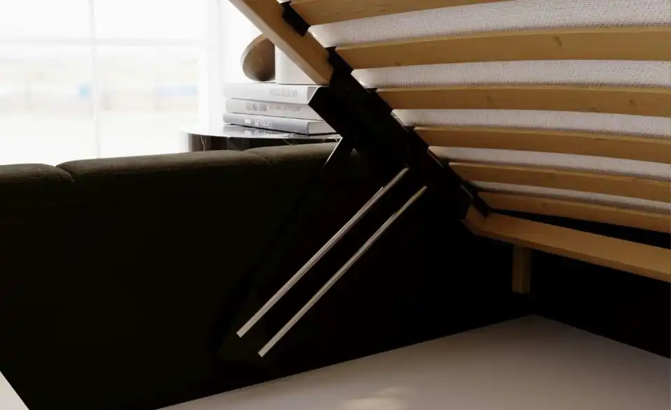 Polsterbett DS Melow mit Stauraum, Detailansicht