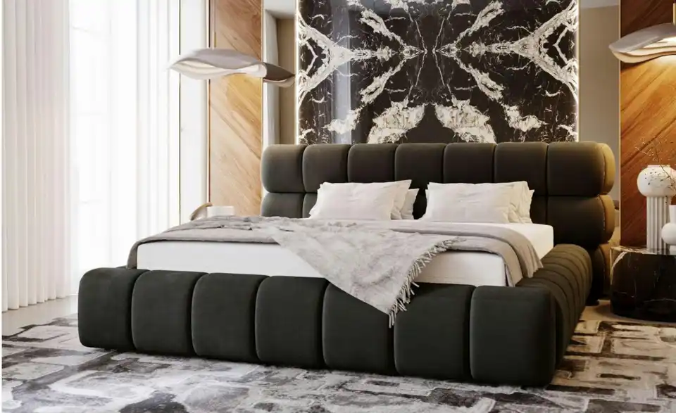 Polsterbett DS Melow mit Stauraum, in Wohnsituation