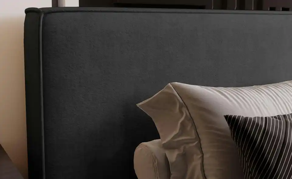 Polsterbett Monaco mit Bettkasten, Detailansicht