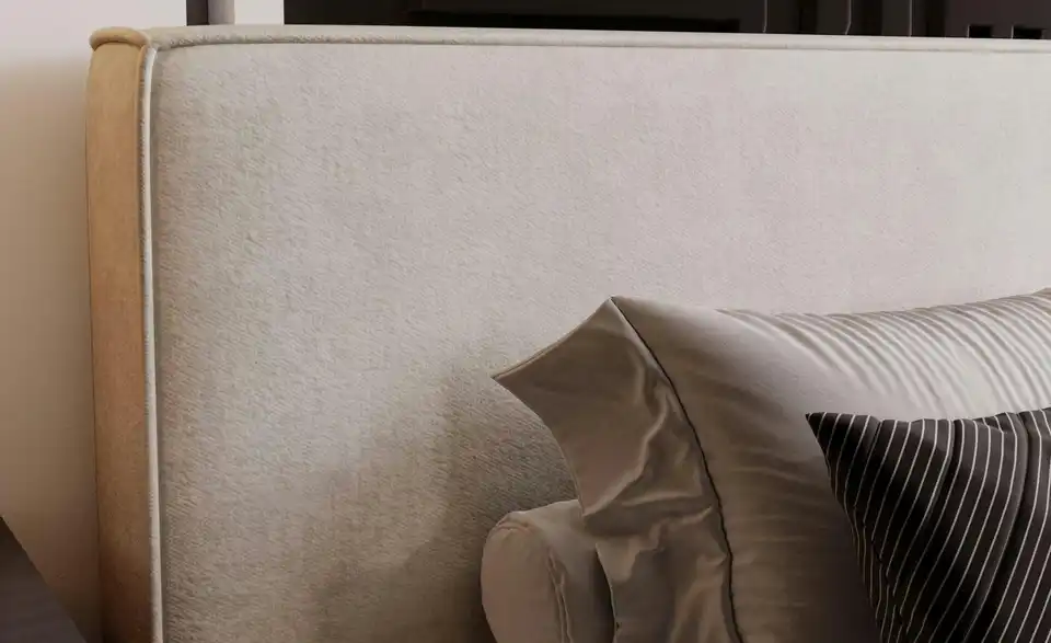 Polsterbett Monaco mit Bettkasten, Detailansicht