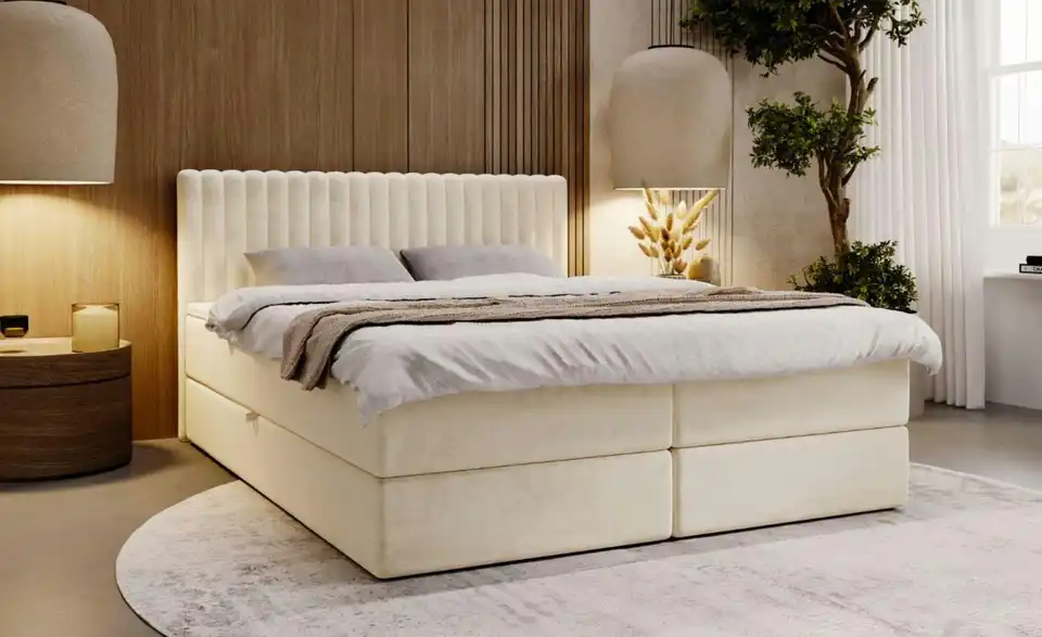 Boxbett Marbella mit Stauraum, in Wohnsituation