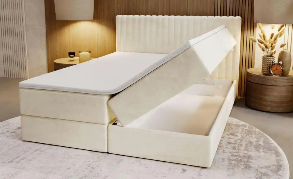 Boxbett Marbella mit Stauraum, geöffnet