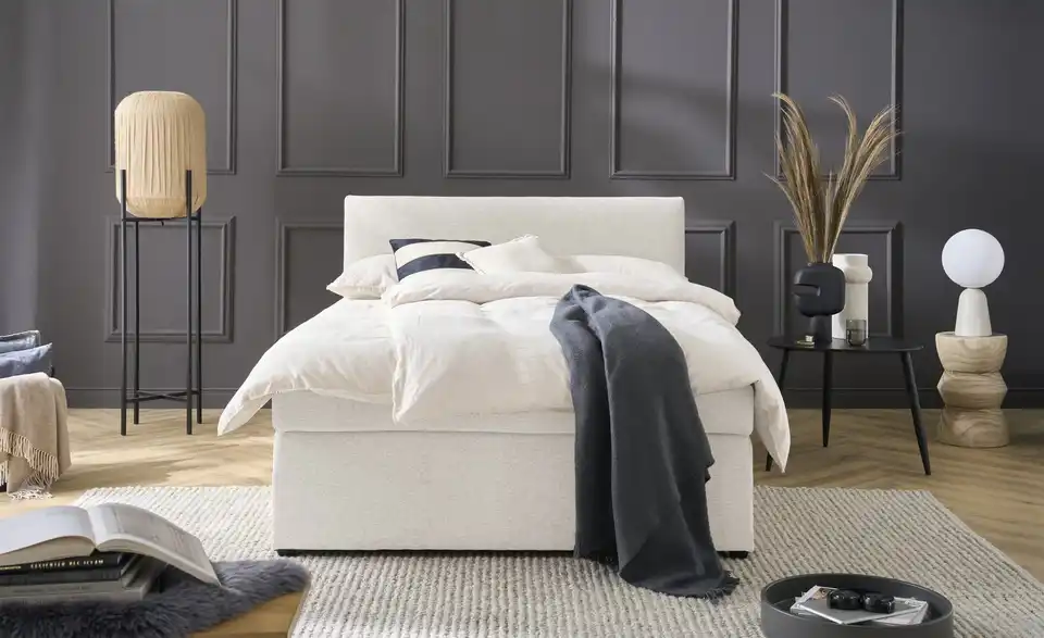 Boxspringbett mit Matratze und Topper, H3 Duke