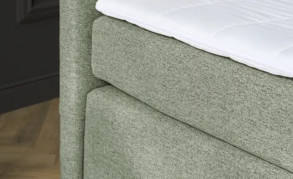 Boxspringbett Duke mit Matratze und Topper, H3, Detailansicht