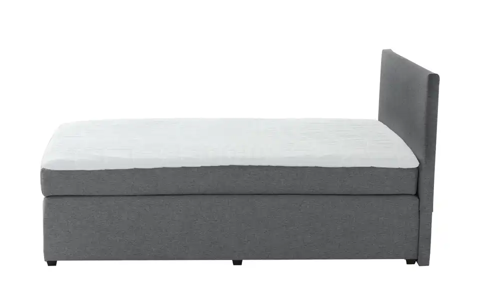 Boxspringbett Duke mit Matratze und Topper, H3, Profilansicht