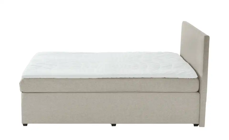 Boxspringbett Duke mit Matratze und Topper, H3, Profilansicht