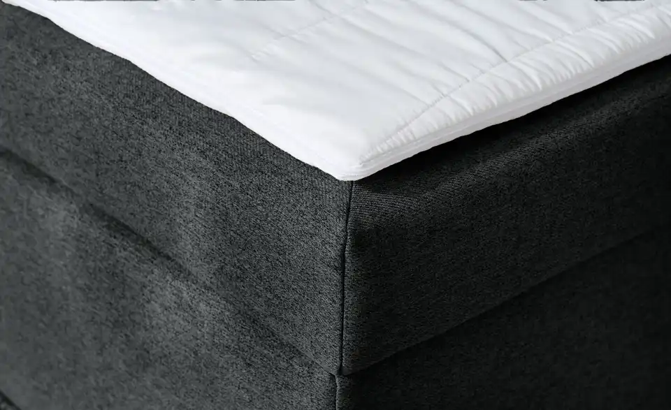 Boxspringbett Duke mit Matratze und Topper, H3, Detailansicht