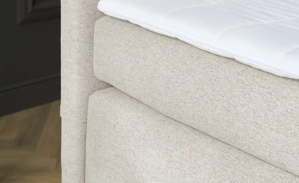 Boxspringbett Duke mit Matratze und Topper, H3, Detailansicht