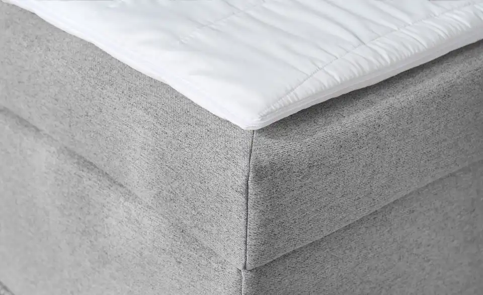 Boxspringbett Duke mit Matratze und Topper, H3, Detailansicht