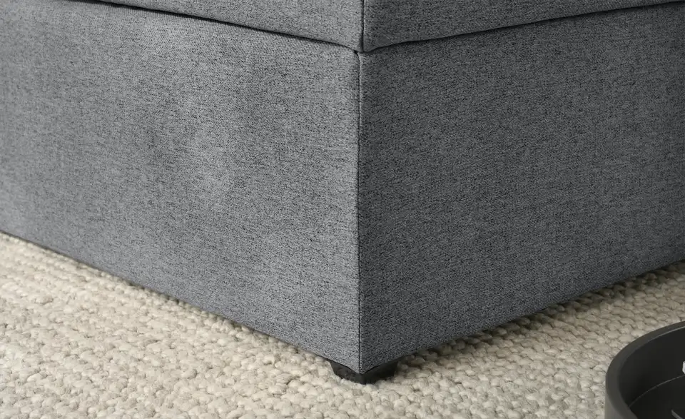 Boxspringbett Duke mit Matratze und Topper, H3, Detailansicht