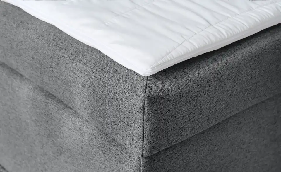Boxspringbett Duke mit Matratze und Topper, H3, Detailansicht