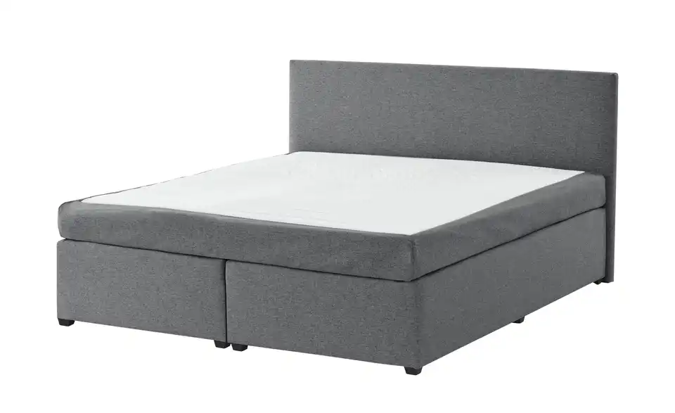 Boxspringbett Duke mit Matratze und Topper, H3, Perspektive